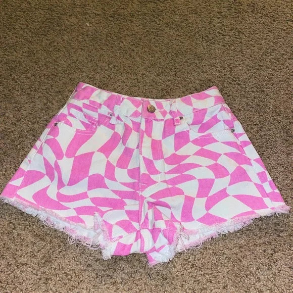 PacSun Shorts Checkered Pink Shorts Pac Sun Poshmark